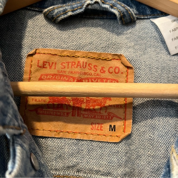 Levi’s Denim Trucker Jacket Size Medium Men’s - Picture 11 of 12